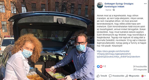 Ételadományok, ingyen szállás, ingyen taxizás - Így segítheted te is az egészségügyben dolgozókat a koronavírus-járvány idején!