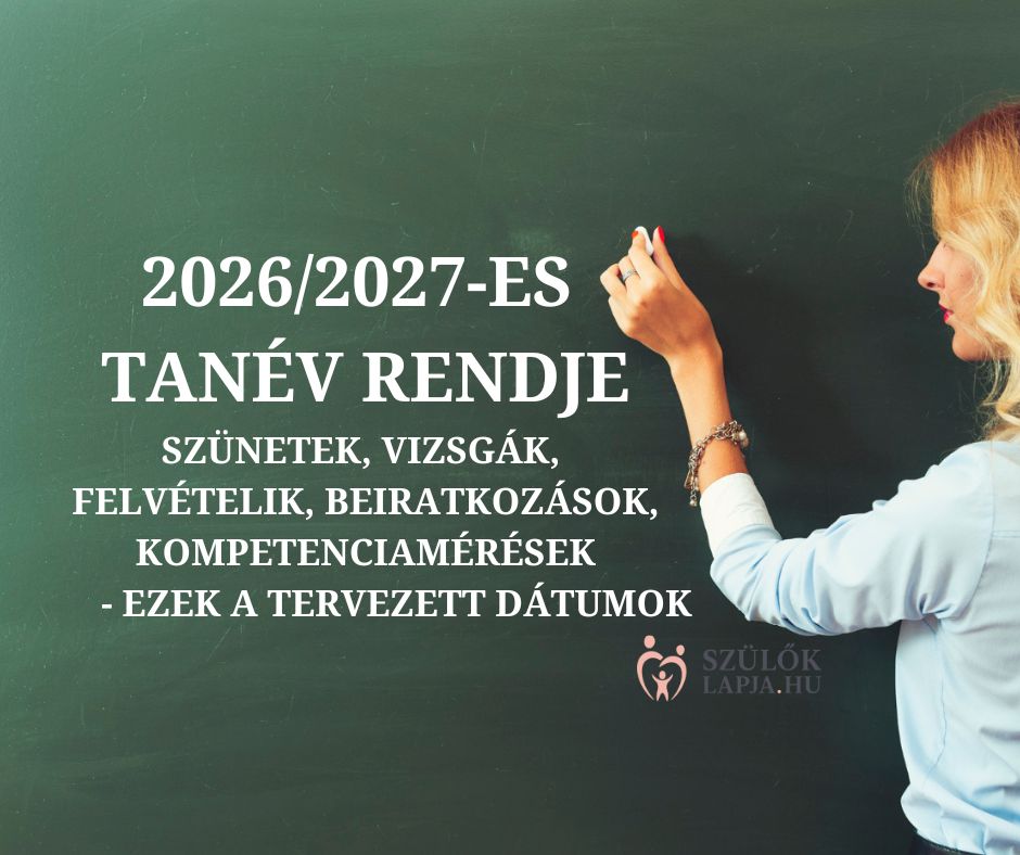 2026/27-os tanév rendje: szünetek, beiratkozások, vizsgák, felvételik, kompetenciamérések, érettségik - Ezek a tervezett dátumok